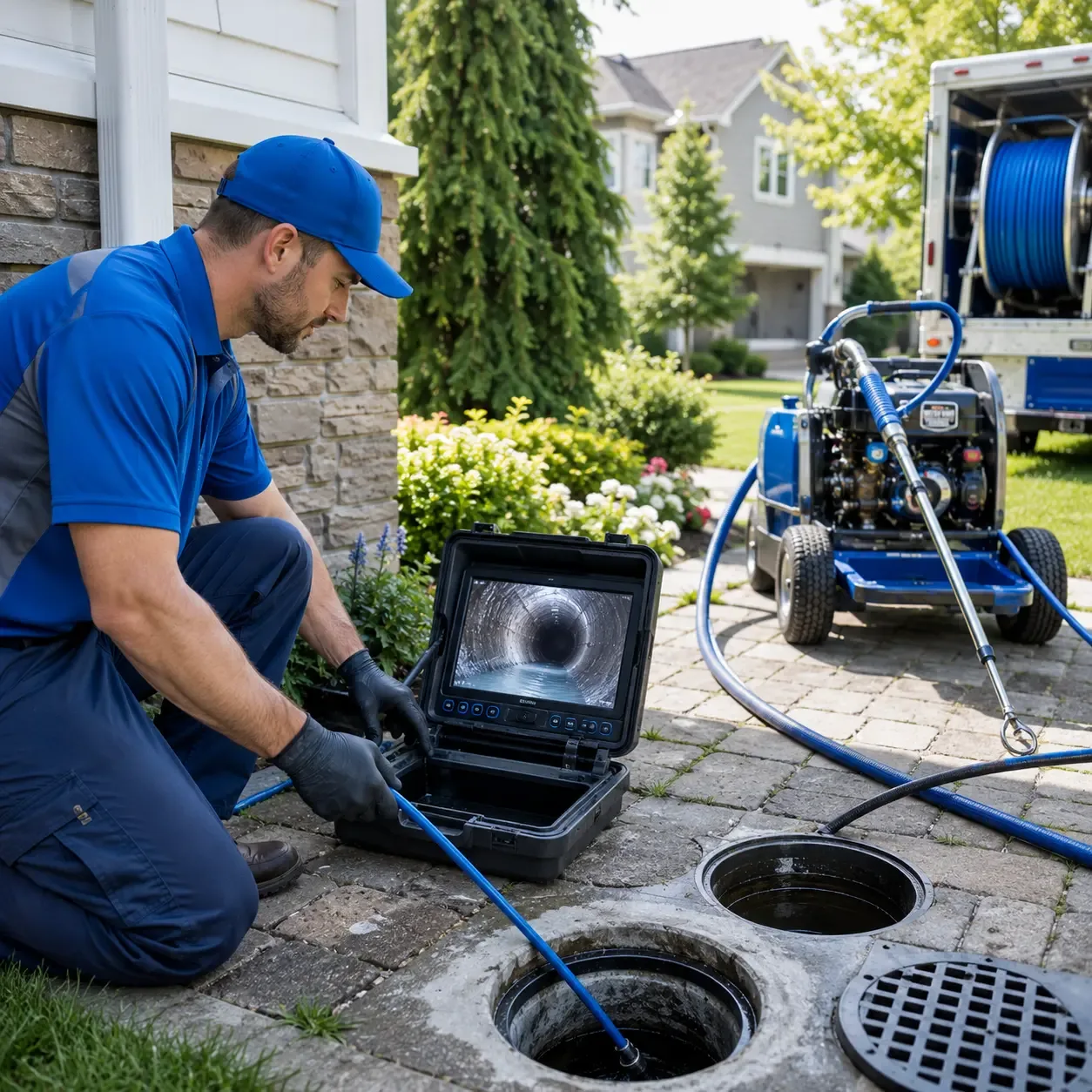 Outdoor drain cleaning professionals serving Felton, CA